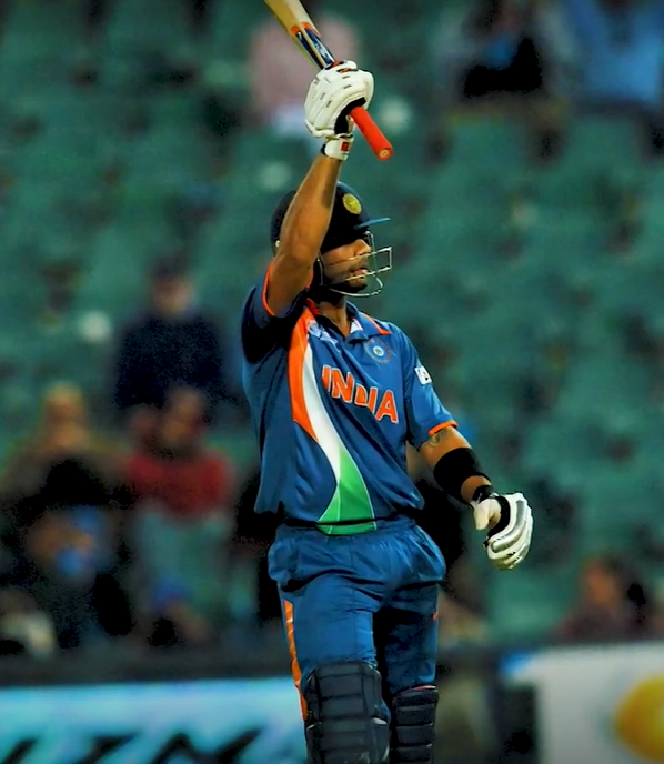 Virat Kohli notches his 49th ODI century: equals Sachin Tendulkar's milestone.